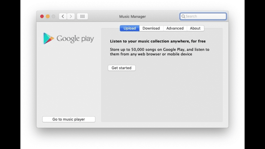 google play music upload app for mac